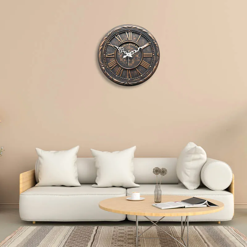 Winona Retro 3D Printed MDF Wall Clock media 3