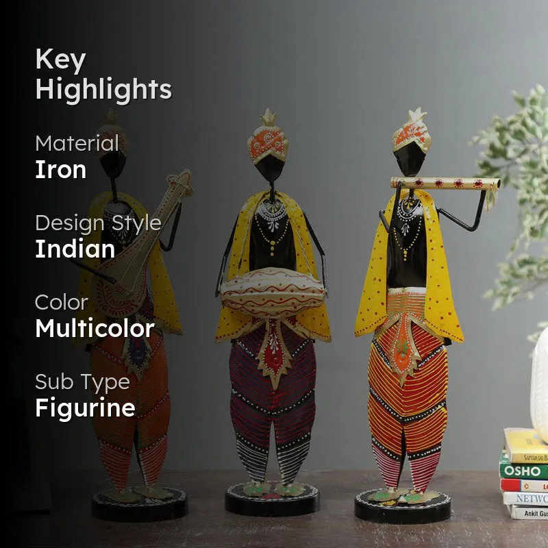 Ethnik Troupe Showpiece - Set Of Three media 2