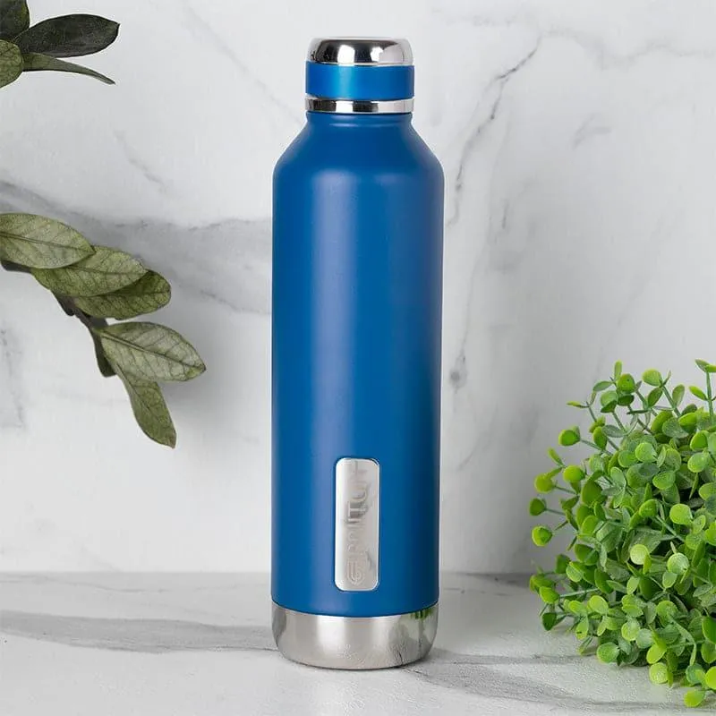 Bristo Sip Hot & Cold Thermos Water Bottle (Blue) - 750 mL media 1