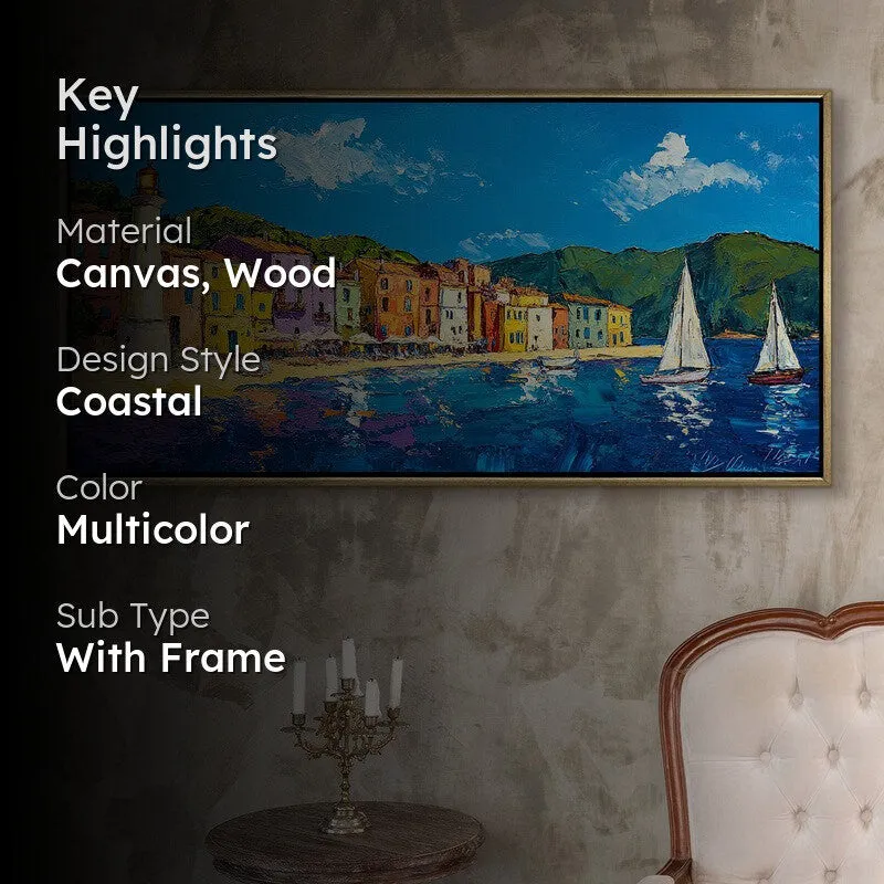 Nerivale Canvas Wall Painting With Frame media 2