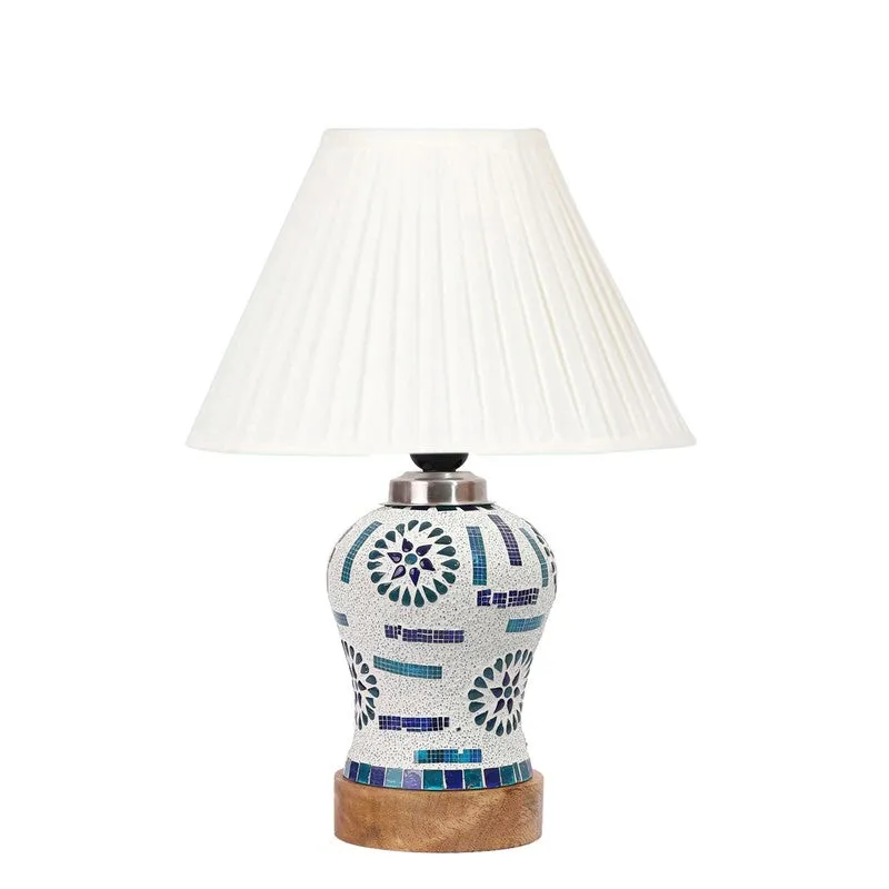 Sonara Pleatra Wooden Table Lamp - Multicolor media 5