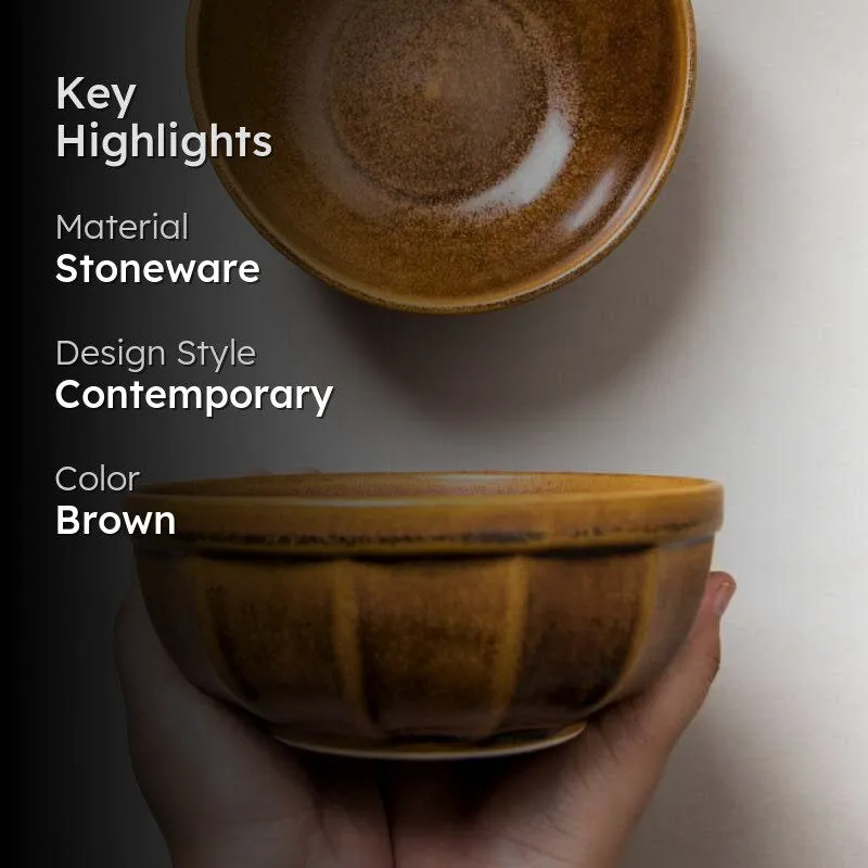 Terra Tones Serving Bowls - Set Of Two media 2