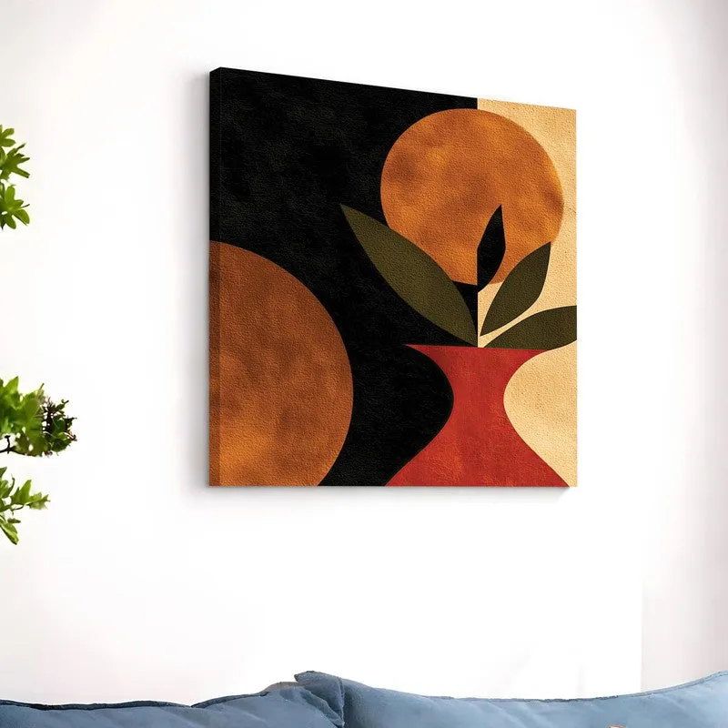 Earthn Leaf Canvas Wall Art media 10