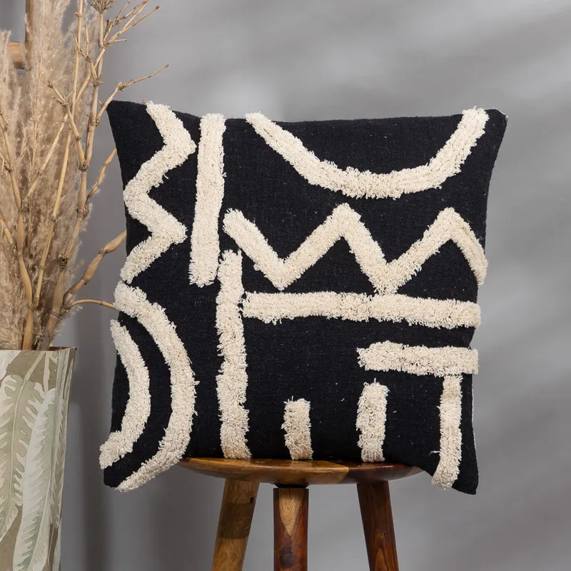 Twill Tribe Tufted Cushion Cover media 1