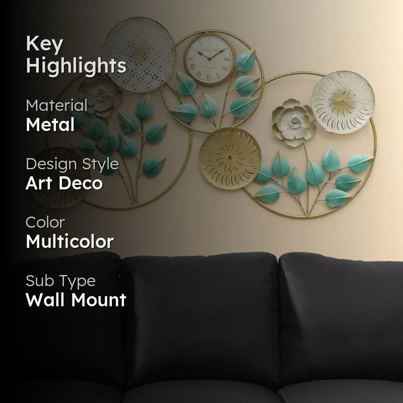 Judia Floral Metal Wall Accent media 2