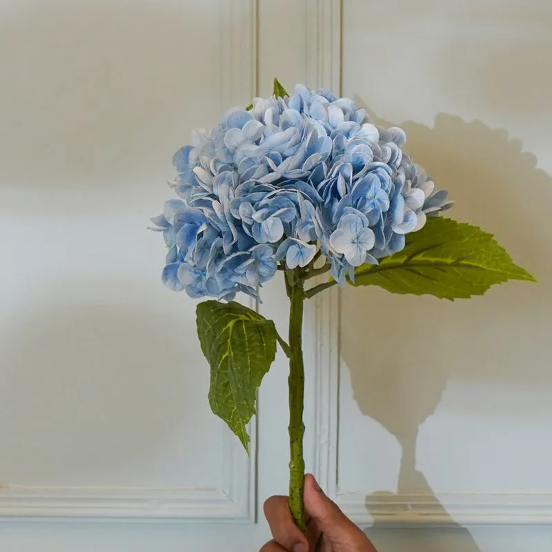 Faux Panicle Hydrangea Flower Stick (Blue) - 20 CM media 3