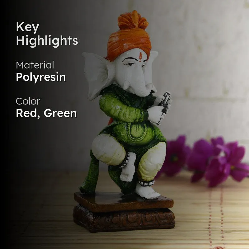 Lord Ganesha Whimsy Dance Showpiece media 2