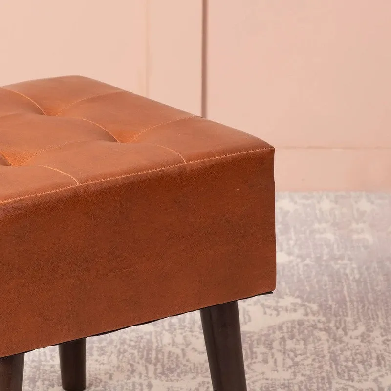 Timber Block Ottoman - Orange media 6