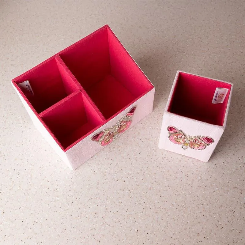Flutter Friend Stationery Holder (Butterfly Collection) - Set Of Two media 3