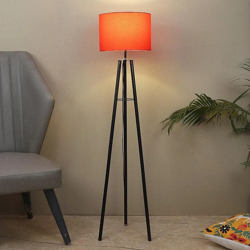 Natura Casper Floor Lamp - Bright Orange media 1
