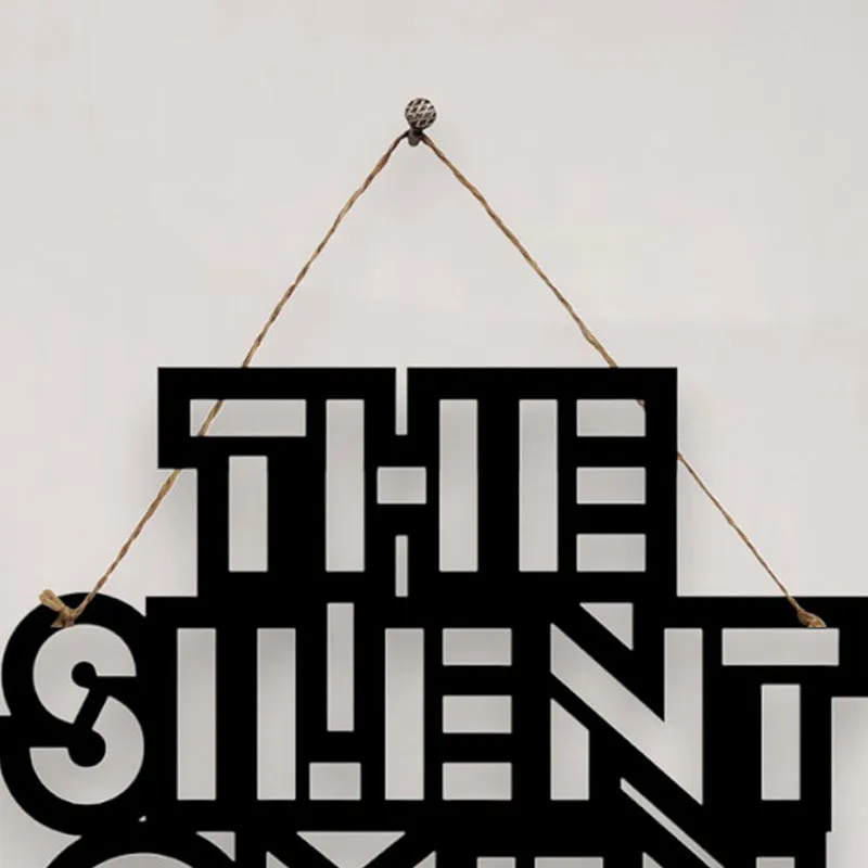 The Silent Omen Mild Steel Wall Accent media 4