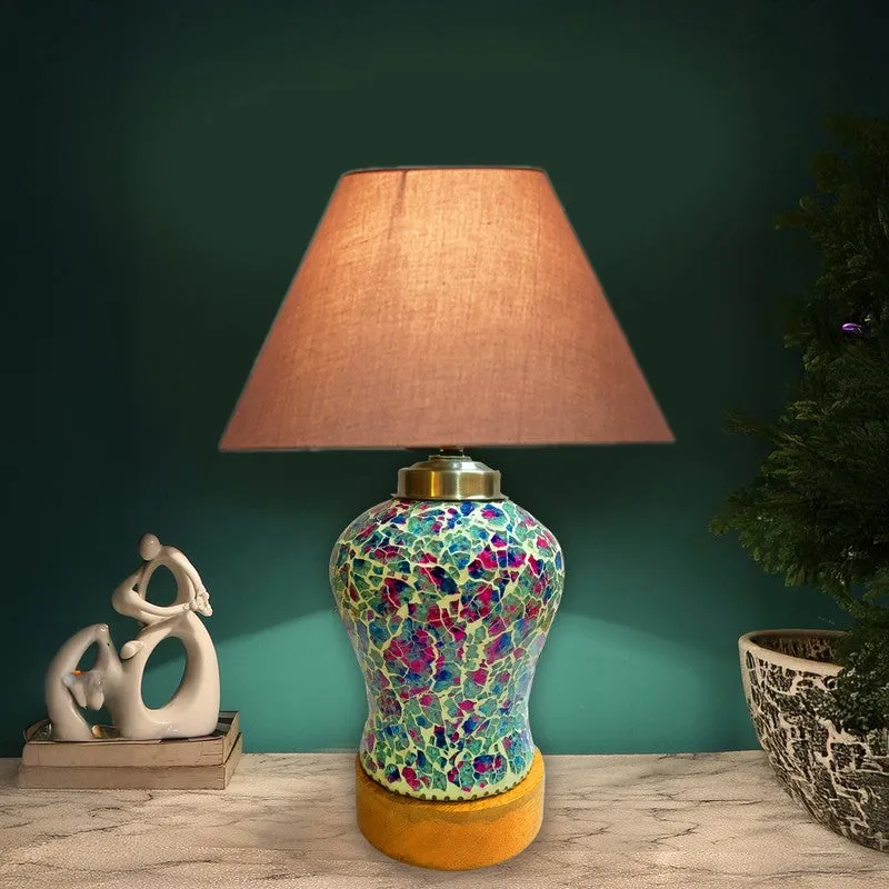 Terron Wooden Table Lamp - Multicolor media 1
