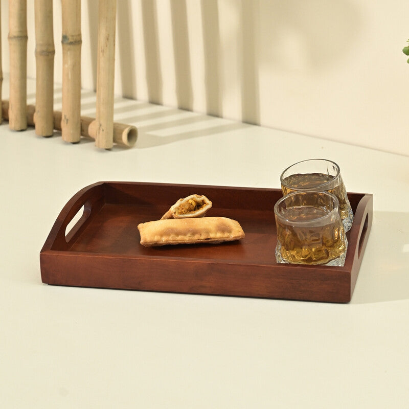 Lita Wooden Serving Tray media 6