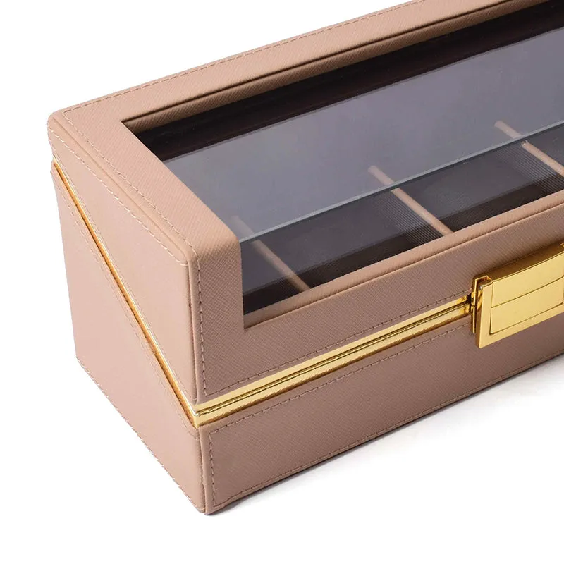 Ceastra Faux Leather Storage Box - Beige media 6
