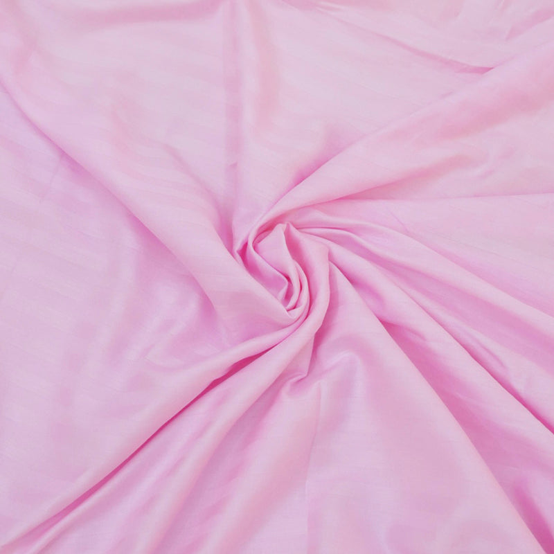 Le Coton Solid Cotton Bedsheet (Baby Pink) - 250 TC media 5