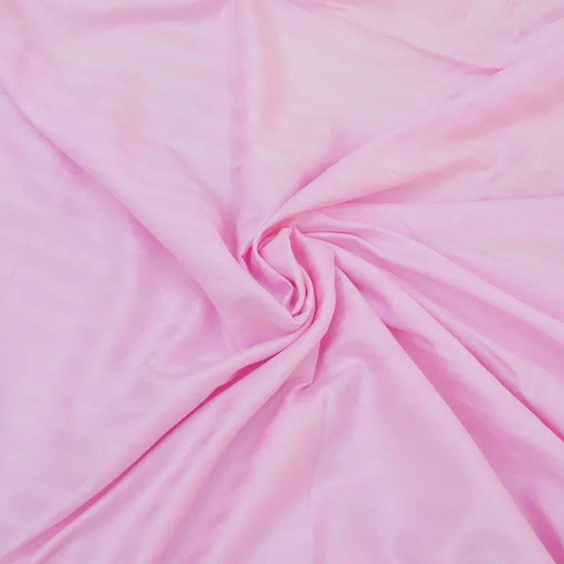 Le Coton Solid Cotton Bedsheet (Baby Pink) - 250 TC media 5