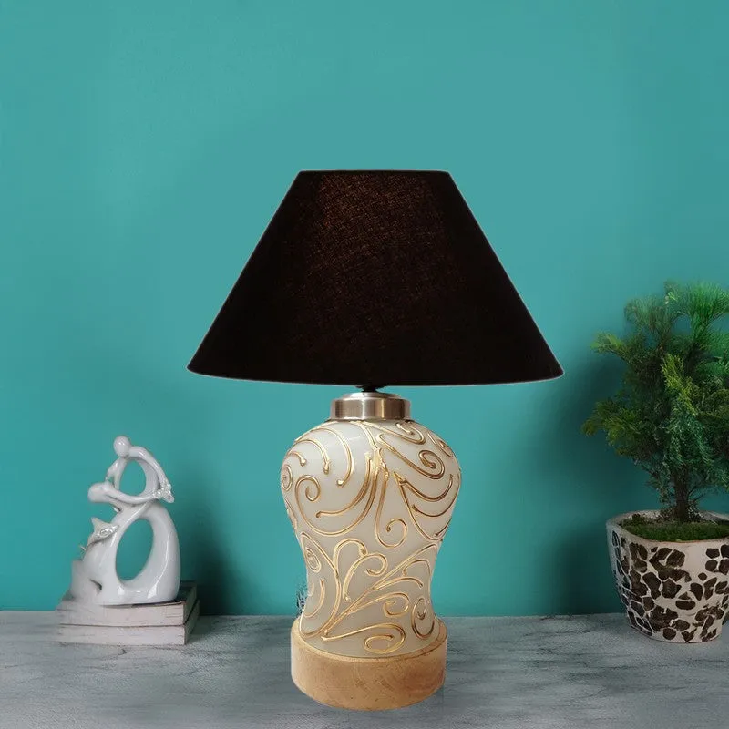 Lumithra Wooden Table Lamp - Black media 3