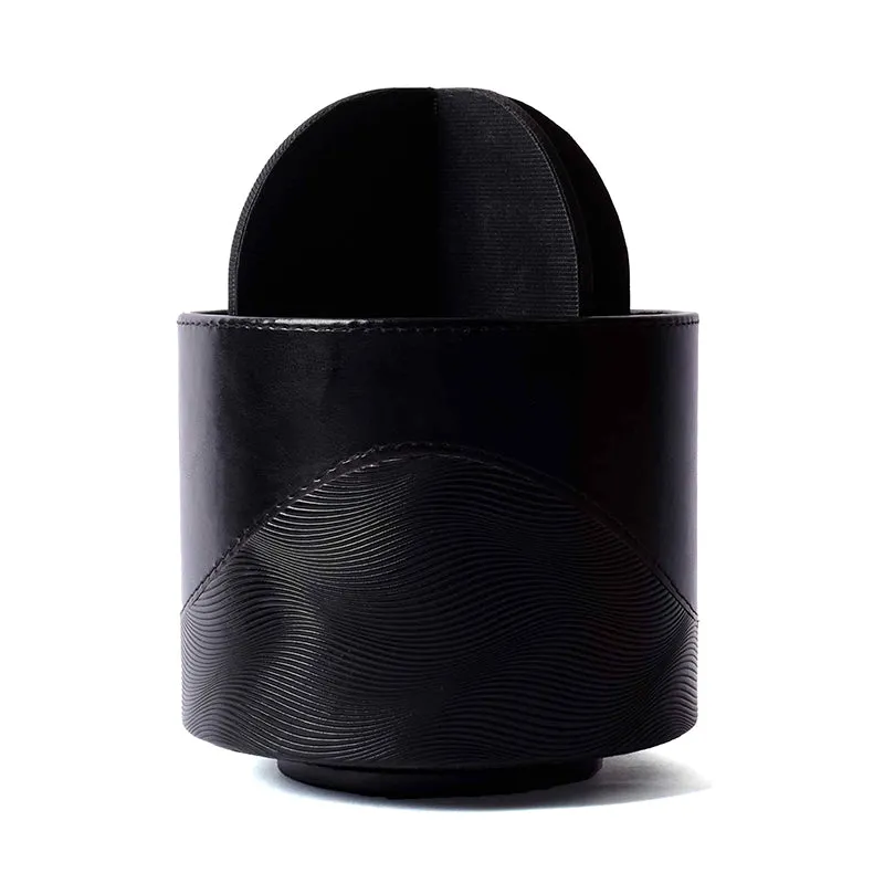 Veltrix Faux Leather Pen Stand - Black media 6