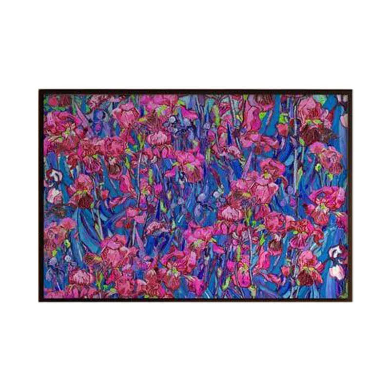 Pink Irises By Vincent Van Gogh - Black Frame media 6