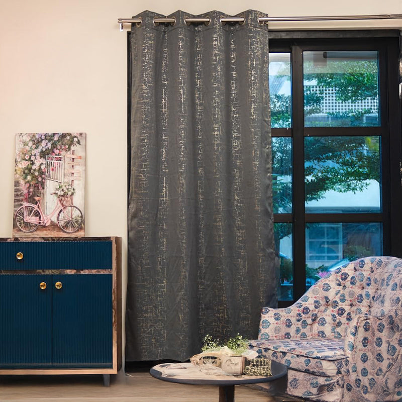 Urban Space Shadix Blackout Curtain - Dark Grey media 3