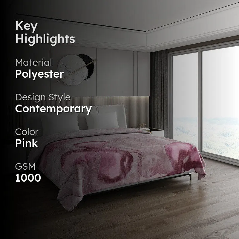 Monte Carlo Blush Whisper Blanket - 1000 GSM media 2