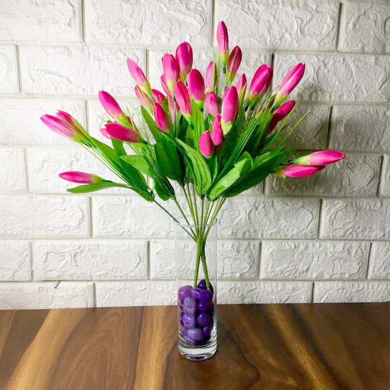 Artificial Flower Bouquet (Pink) Perfect for Living Room & Office
