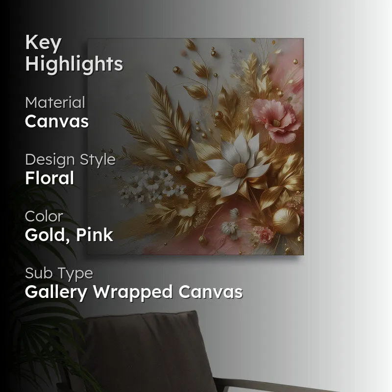 Milona Floral Canvas Wall Painting media 2
