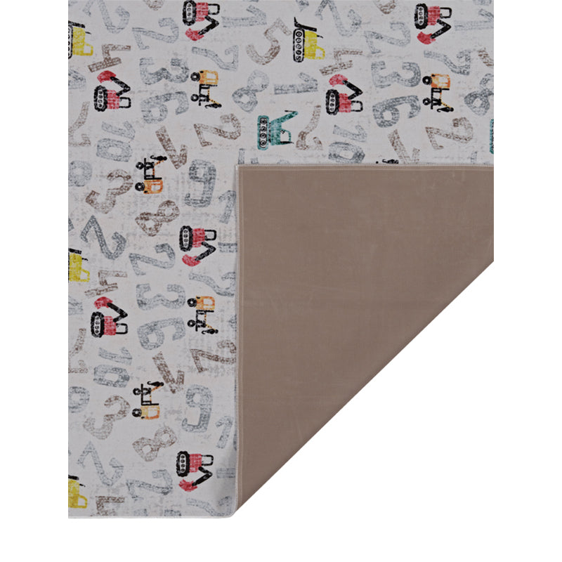 Number Crane Carpet - White media 7