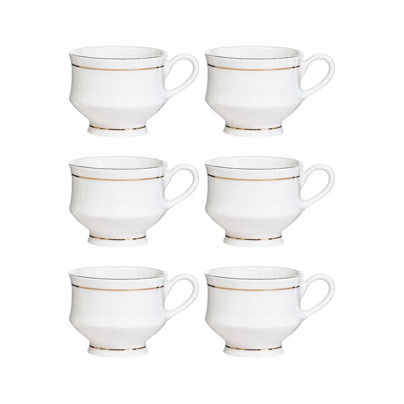 Bone Bone China Tea Cup (150 mL Each) - Set Of Six media 5