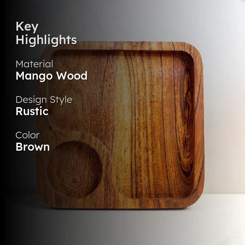 Crosby Wooden Platter media 2