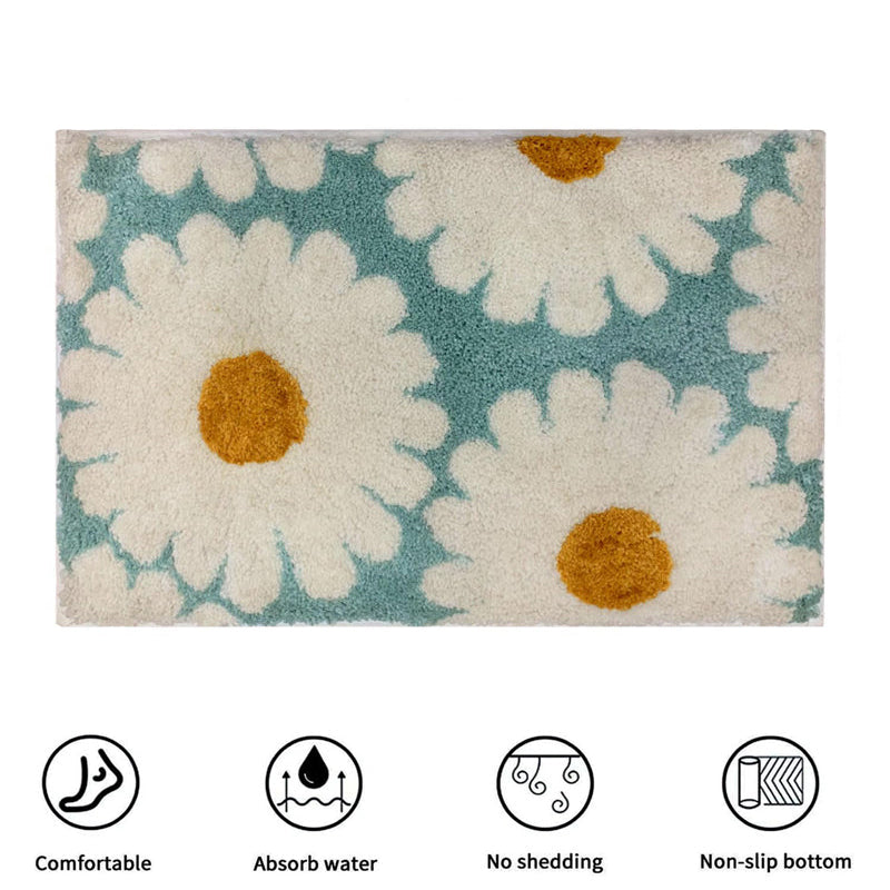 Daisy Soft Microfiber Bath Mat media 8