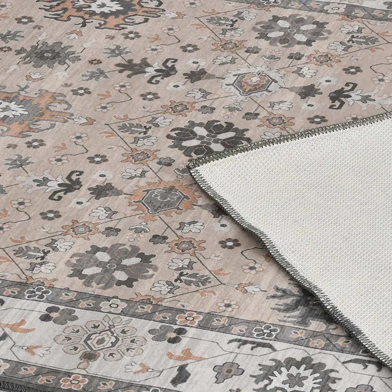 Zohra Velvet Rectangle Anti-Skid Carpet media 4