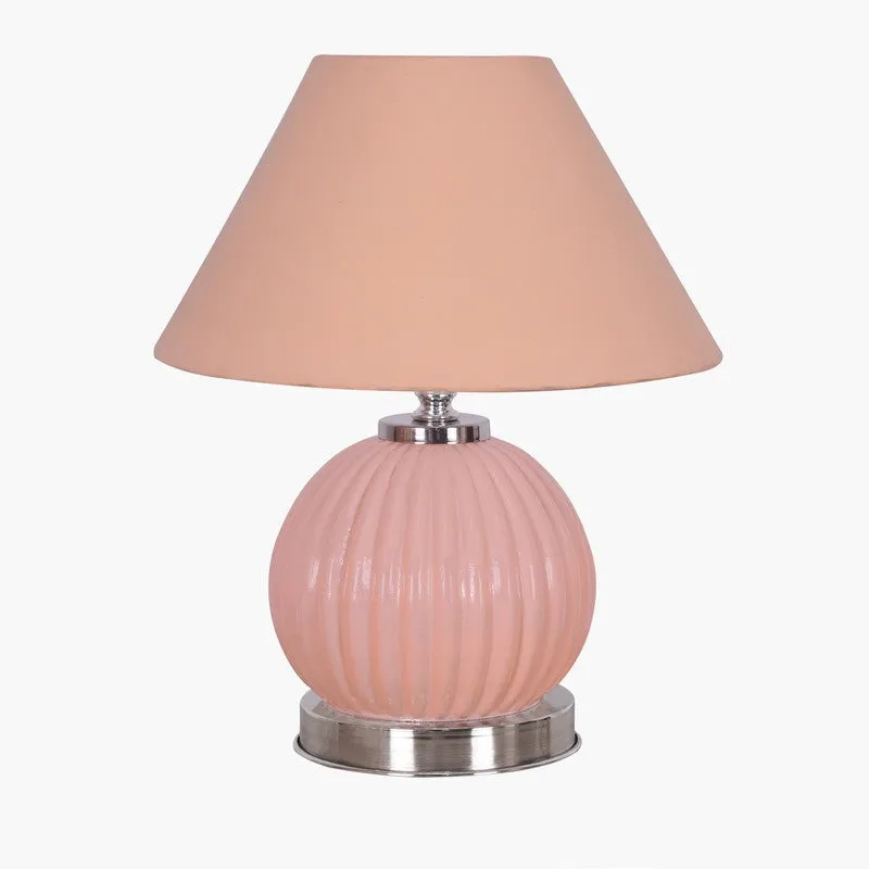 Glacera Glow Glass Table Lamp - Pink media 3
