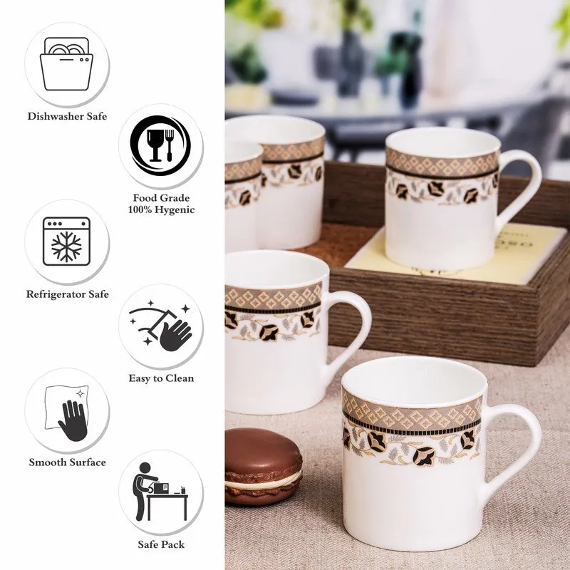 Charm Bone China Tea Cup (210 mL Each) - Set Of Six media 5