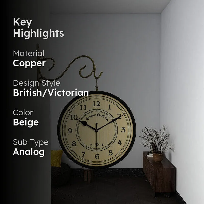 Railwick Double Sided Wall Clock media 2