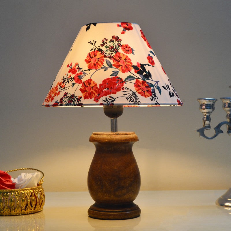 FloraRadiant Wooden Table Lamp