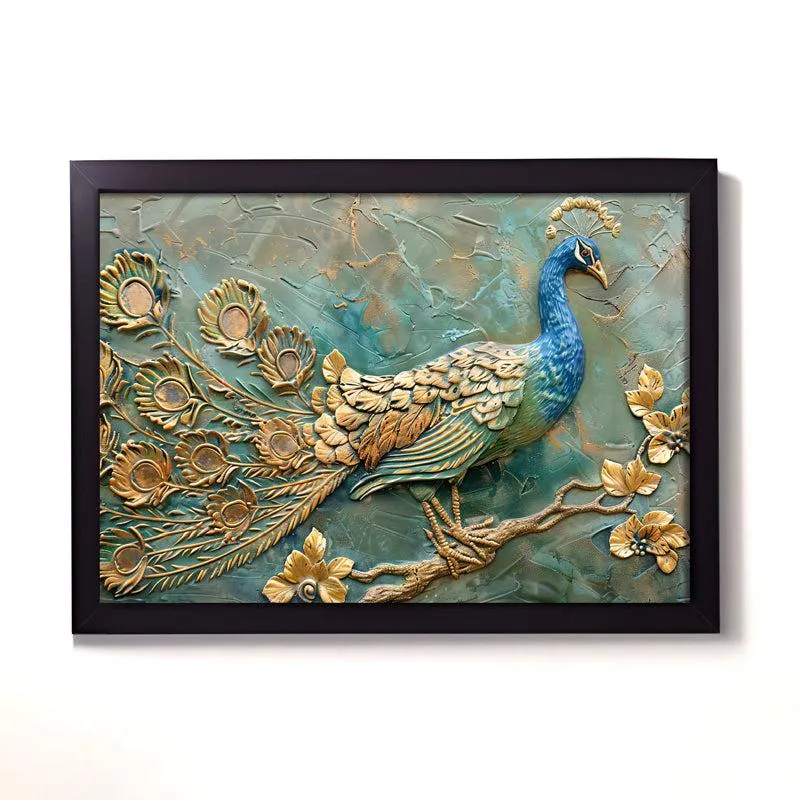 Azure Grace Wall Painting media 3