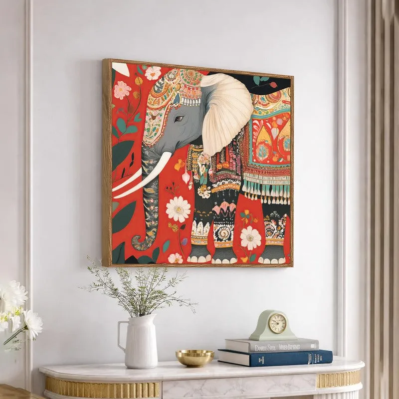 Heritage Tusker Canvas Wall Art With Frame media 5