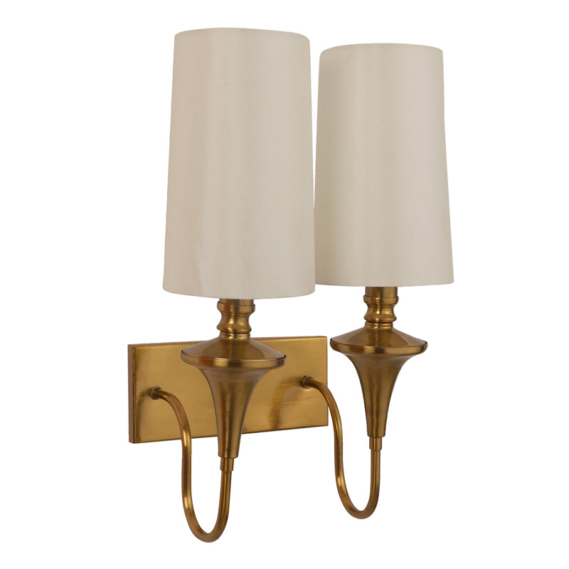 Linera Cotton Wall Lamp With Iron Base media 8