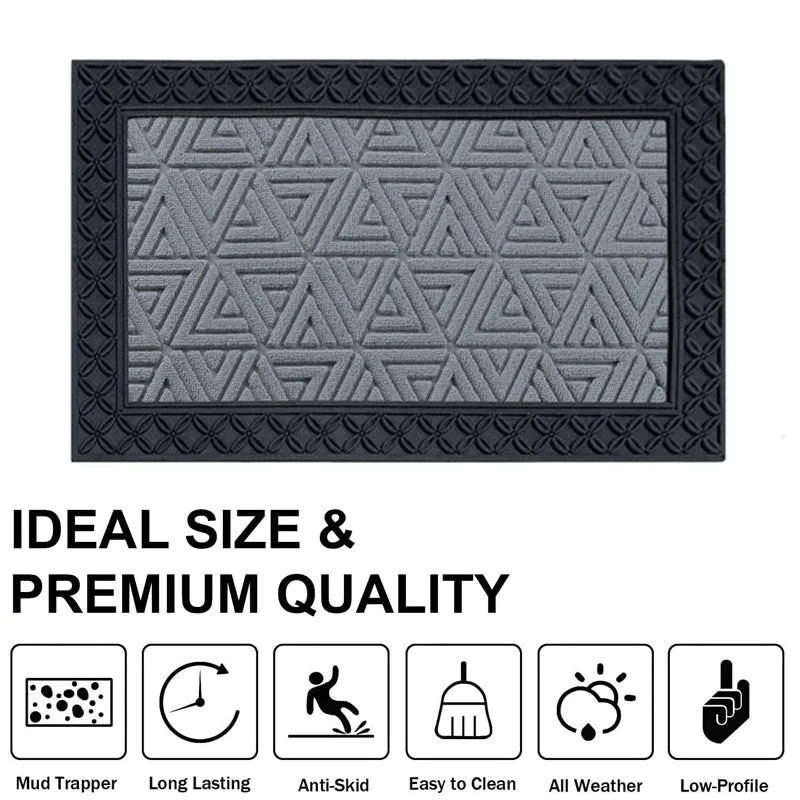 Coire Geo Coir Door Mats - Grey media 6