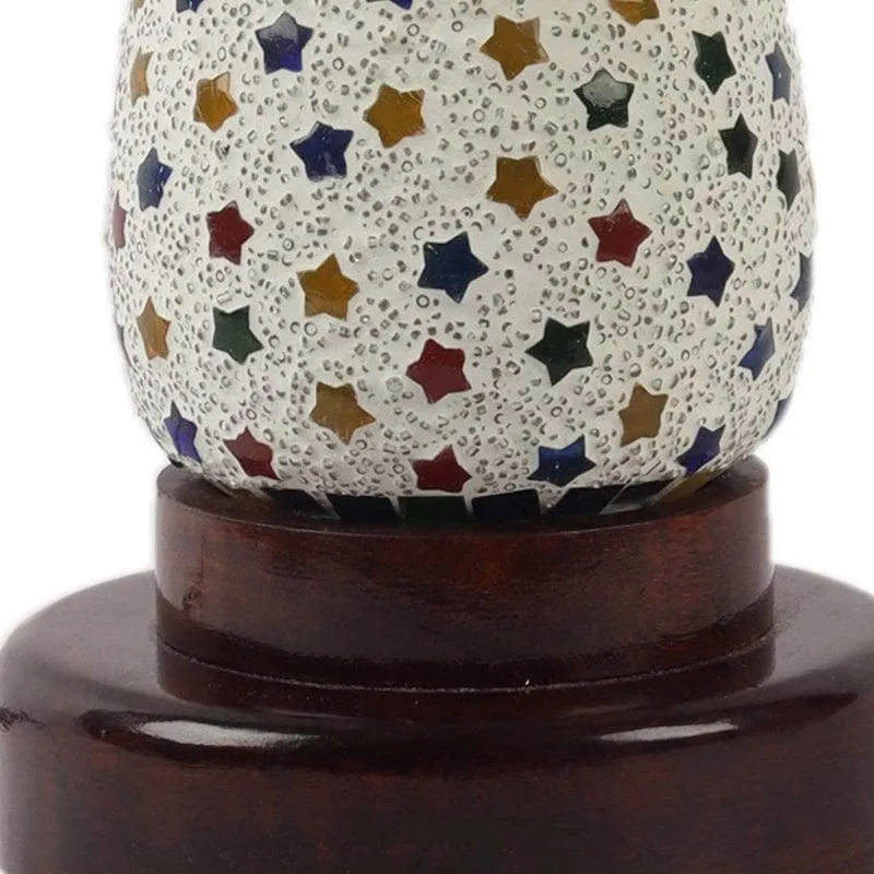 Subtle Stars Glass Table Lamp - Multicolor media 6