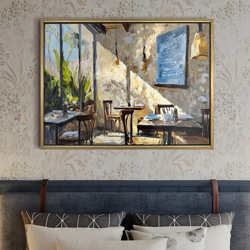Coastal Morning Canvas Wall Painting With Frame media 5