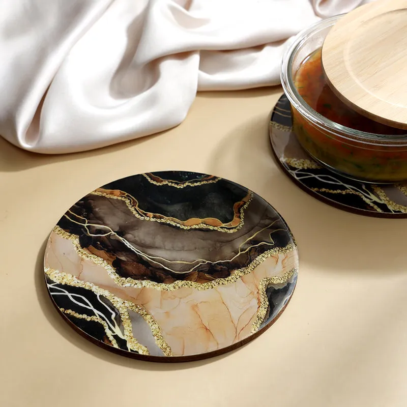 Opal Earth Enamel Coated Trivet - Set Of Two media 3