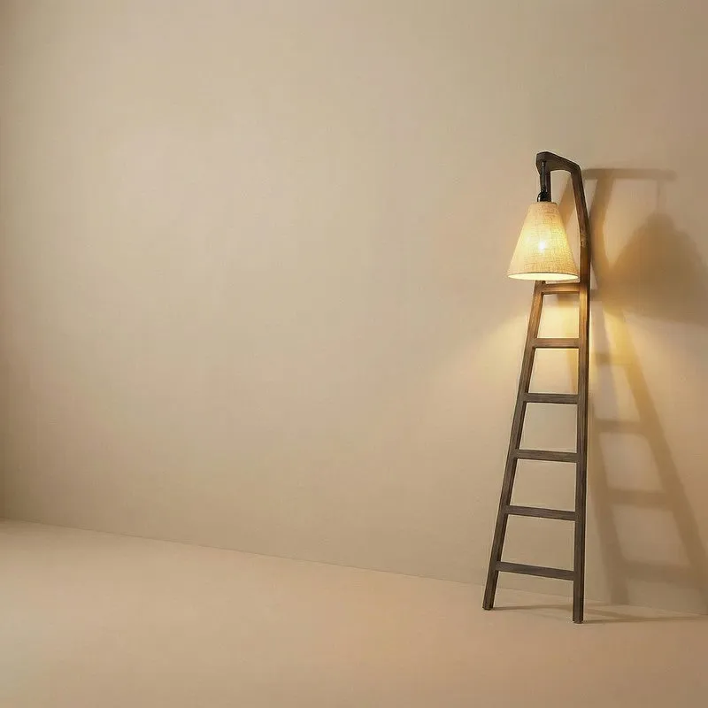 PureLume Wooden Floor Lamp - Brown media 6