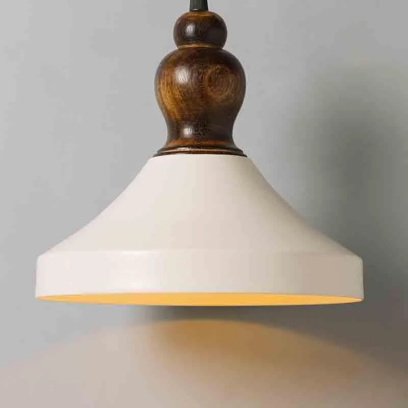 Frustum Metal Ceiling Lamp - White media 1