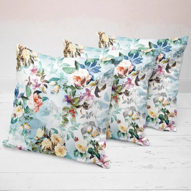 Kila Flora Printed Cushion Cover - Set Of Three media 1