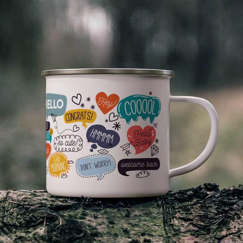 Funky Stainless Steel Coffee Mug (330 mL) media 4