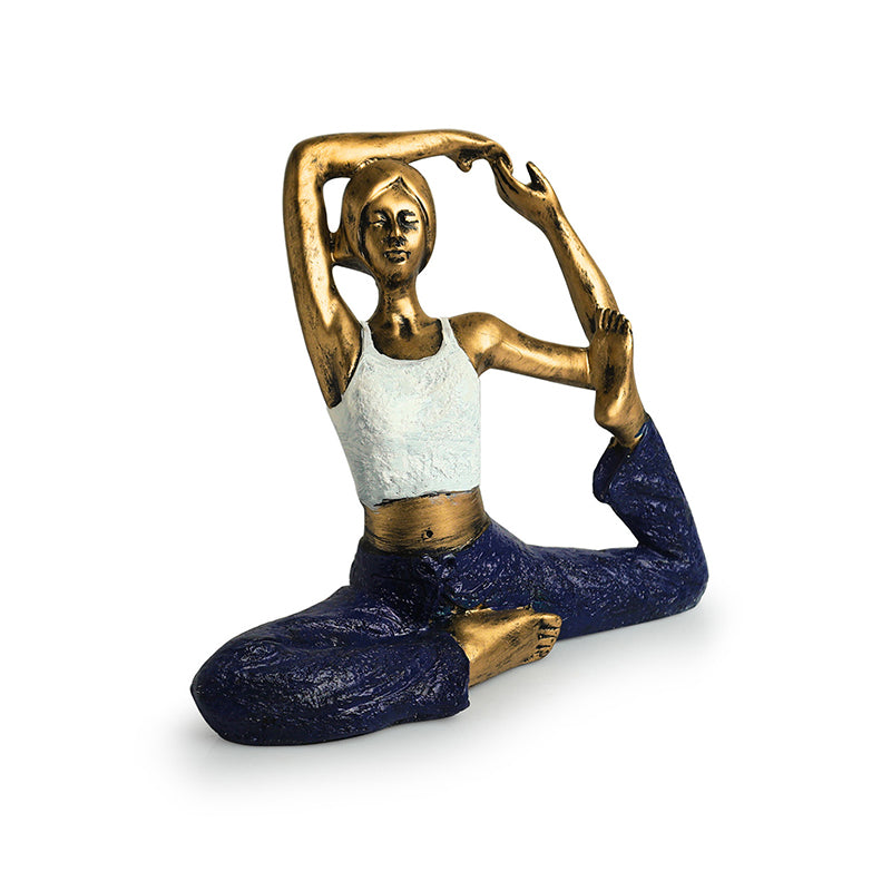 Yoga Peace Resin Showpiece image 3