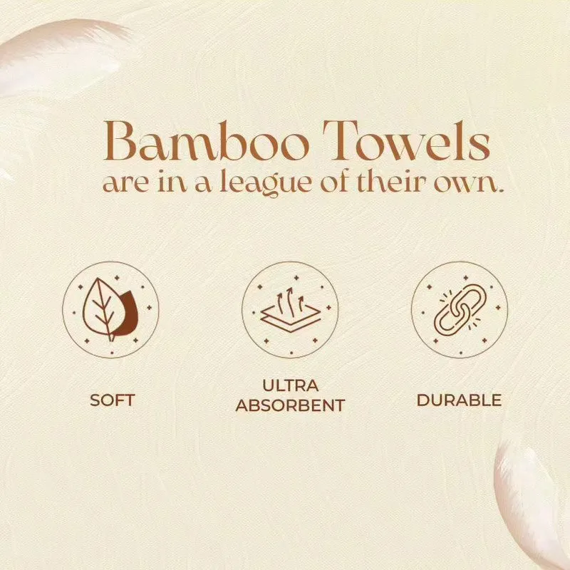 ZenWrap Bamboo Bath Towel - Beige media 7