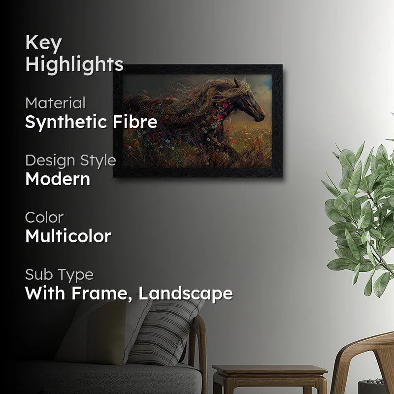 Floral Horsepower Wall Painting media 2